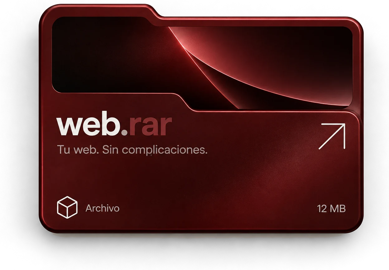 web.rar, el archivo de studio.rar: tu web, sin complicaciones.
